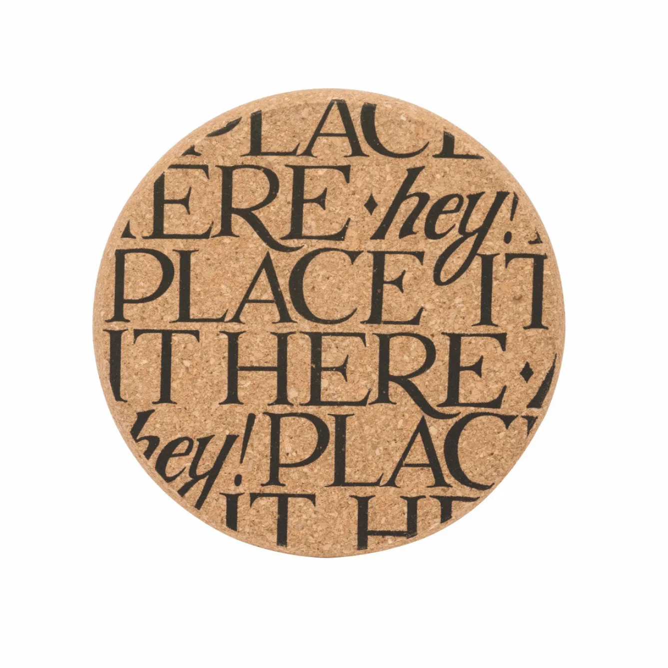 Emma Bridgewater Black Toast Set of 4 Cork Coasters- Coasters