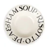 Emma Bridgewater Black Toast Soup Plate- Plates