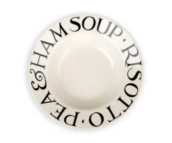 Emma Bridgewater Black Toast Soup Plate- Plates