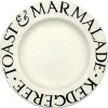 Emma Bridgewater Black Toast Toast and Marmalade 8 1/2 Plate- Plates