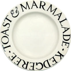Emma Bridgewater Black Toast Toast and Marmalade 8 1/2 Plate- Plates
