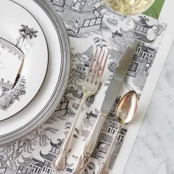 Burleigh Black Willow 12 Die-Cut Paper Placemats- Placemats