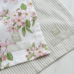 Sophie Allport Blossom and Stamford Stripe Set of 2 Tea Towels by- Tea|Tea