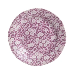 Burleigh Blossom Calico Plate 8 1/2 in- Plates