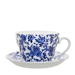 Burleigh Blue Arden Breakfast Cup and Saucer- Tea|Teacups