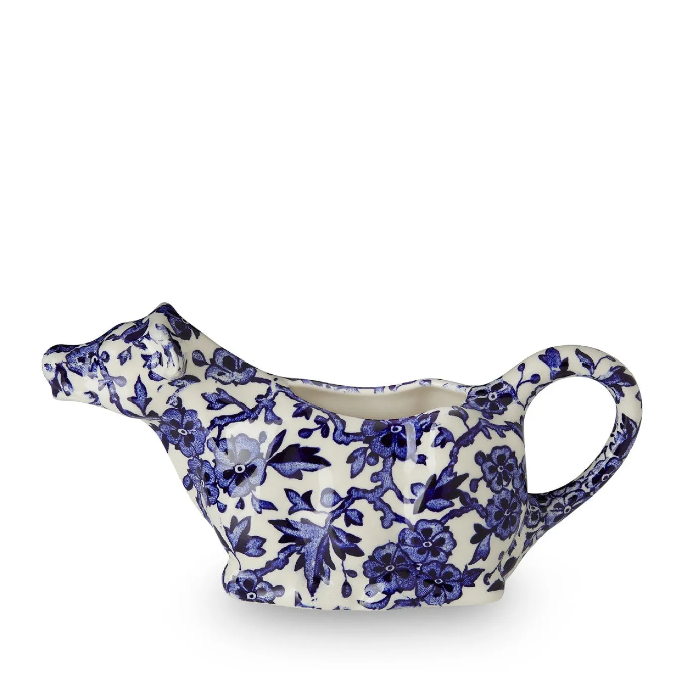 Burleigh Blue Arden Cow Creamer Boxed- Jugs