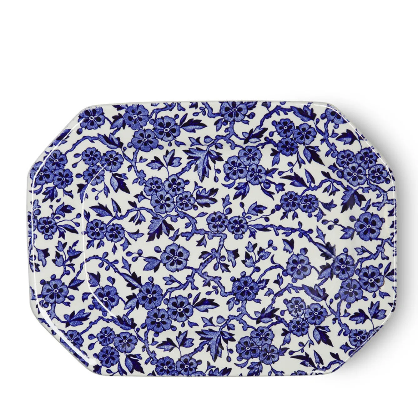 Burleigh Blue Arden Small Rectangular Platter- Serving Plates & Boards|Plates
