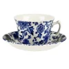 Burleigh Blue Arden Teacup and saucer- Tea|Teacups