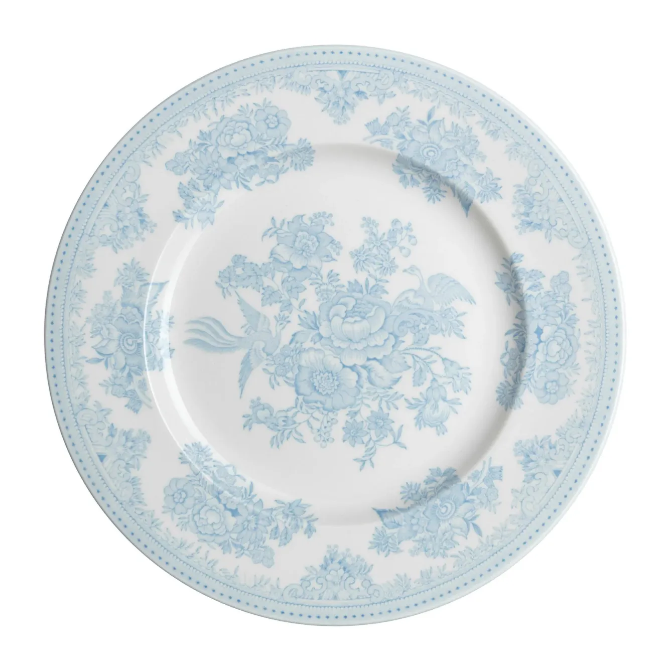 Burleigh Blue Asiatic Pheasant Dinner Plate 10 in.- Plates