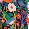 Roger La Borde Blue Birds, Birthday Laser Greeting Card- Greeting Cards
