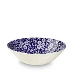 Burleigh Blue Calico Cereal Bowl- Bowls & Dishes