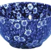 Burleigh Blue Calico Mini Footed Bowl - 4.75in/12cm- Bowls & Dishes
