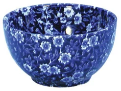 Burleigh Blue Calico Mini Footed Bowl - 4.75in/12cm- Bowls & Dishes