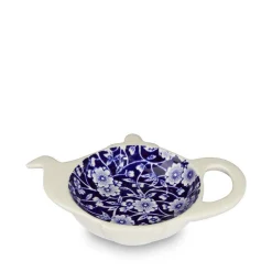 Burleigh Blue Calico Small  Teapot Tray- Tea|Tea Bag Tidys