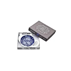 Burleigh Blue Calico Small  Teapot Tray- Tea|Tea Bag Tidys