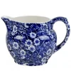 Burleigh Blue Calico Sm. Dutch Jug Creamer- Jugs