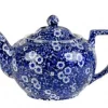 Burleigh Blue Calico Teapot Large- Tea|Teapots