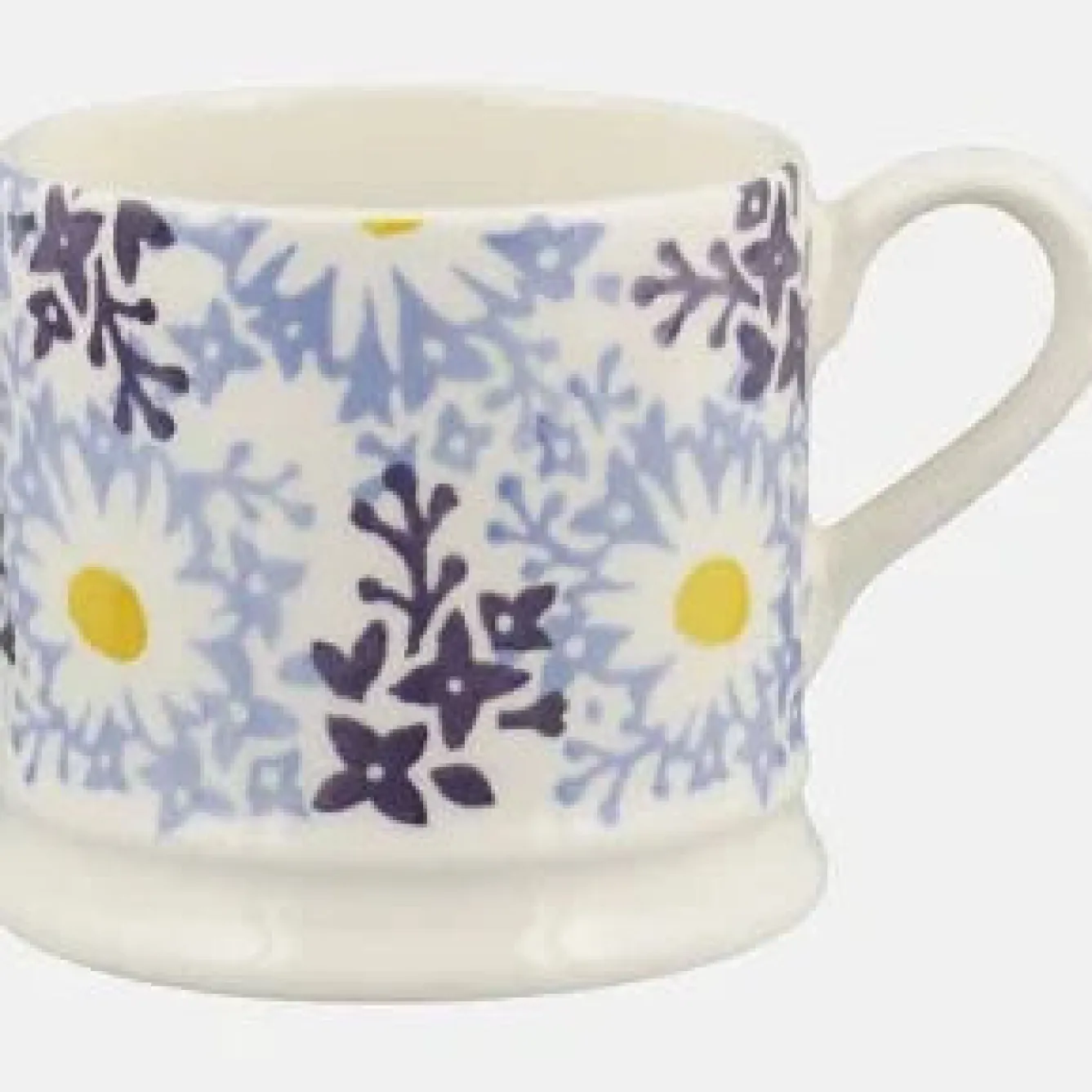 Emma Bridgewater Blue Daisy Fields Small Mug- Flowers & Garden