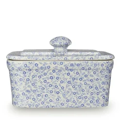 Burleigh Blue Felicity Butter Dish- Butter Dishes