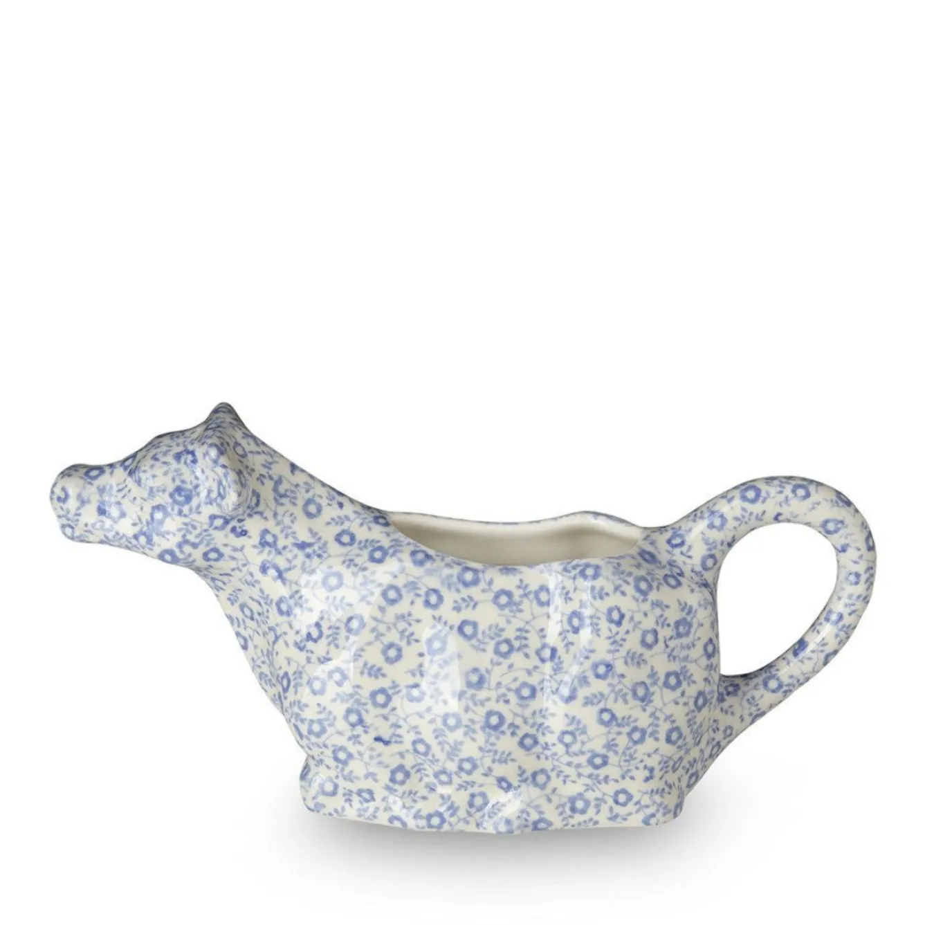 Burleigh Blue Felicity Cow Creamer Boxed- Jugs