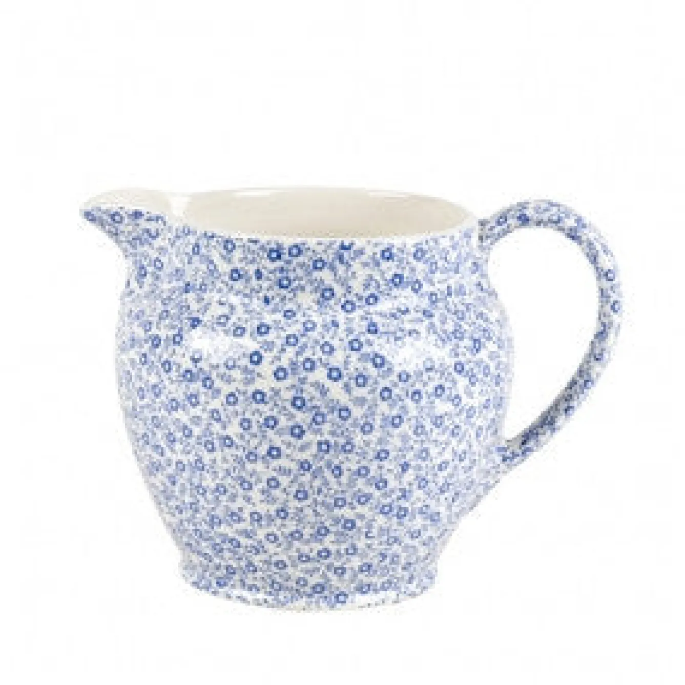 Burleigh Blue Felicity Sm. Dutch Jug Creamer- Jugs