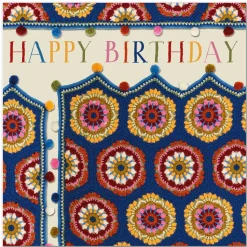 Emma Ball Blue House Birthday Card- Greeting Cards