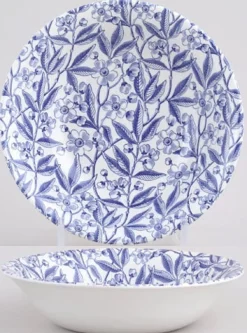 Burleigh Blue Prunus Cereal Bowl- Bowls & Dishes