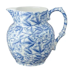 Burleigh Blue Prunus Small Etruscan Jug- Jugs