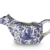 Burleigh Blue Regal Peacock Cow Creamer Boxed- Jugs
