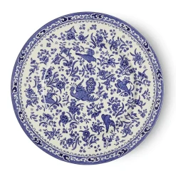 Burleigh Blue Regal Peacock Large Plate 10 in- Plates