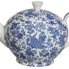 Burleigh Blue Regal Peacock Large Teapot- Tea|Teapots