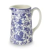 Burleigh Blue Regal Peacock Medium Tankard Jug- Jugs