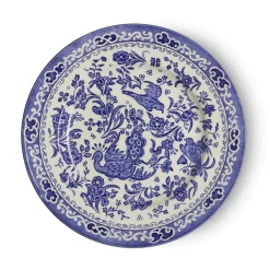 Burleigh Blue Regal Peacock Plate 7 in- Plates