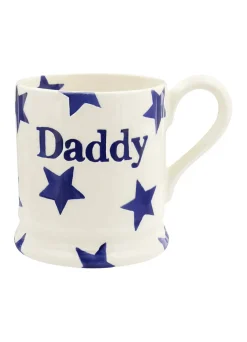 Emma Bridgewater Blue Star Daddy 1/2 Pint Mug- Father's Day|Blues