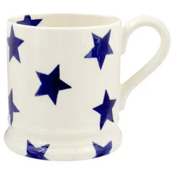 Emma Bridgewater Blue Star 1/2 Pint Mug- Blues
