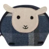 Earth Squared Bags Blue Tantallon Tweed  Sheep Purse- Bags