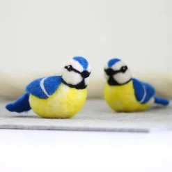 Hawthorn Handmade Blue Tits Needle Felting Kit- Crafts