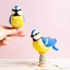 Hawthorn Handmade Blue Tits Needle Felting Kit- Crafts