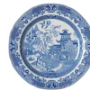 Burleigh Blue Willow Dinner Plate 10 1/2 in- Plates