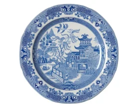 Burleigh Blue Willow Dinner Plate 10 1/2 in- Plates