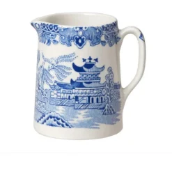 Burleigh Blue Willow Mini Tankard Jug- Jugs