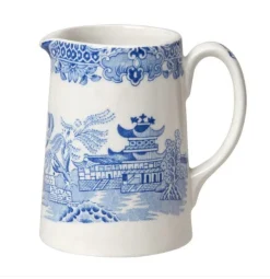 Burleigh Blue Willow Small Tankard Jug- Jugs