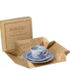 Burleigh Blue Willow Teacup and Saucer 3 PC Boxed Set- Tea|Teacups