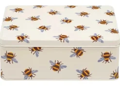 Emma Bridgewater Blue-Winged Bumblebee Deep Rectangular Tin- Storage