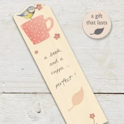 Ginger Betty Book & Cuppa Wooden Book Mark- Books