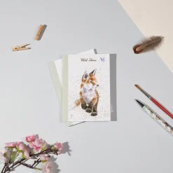 Wrendale Designs 'Born to be Wild' Fox A6 Notebook- Stationery