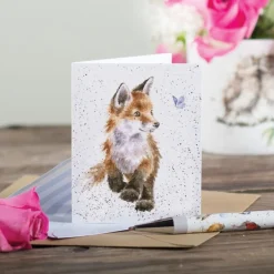 Wrendale Designs 'Born to be Wild' Fox Gift Enclosure Card- Greeting Cards