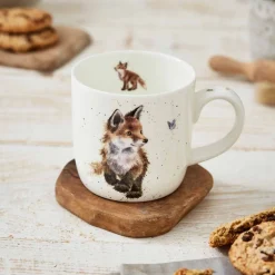 Wrendale Designs 'Born to be Wild' Fox Small Bone China Mug (11oz)- Animals|Animals