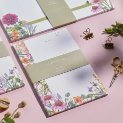Catherine Lewis Bountiful Blooms A5 Notepad- Stationery