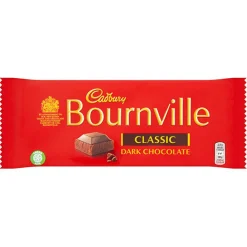Tea & Biscuits Bournville Dark Chocolate Bar 180g- Chocolate